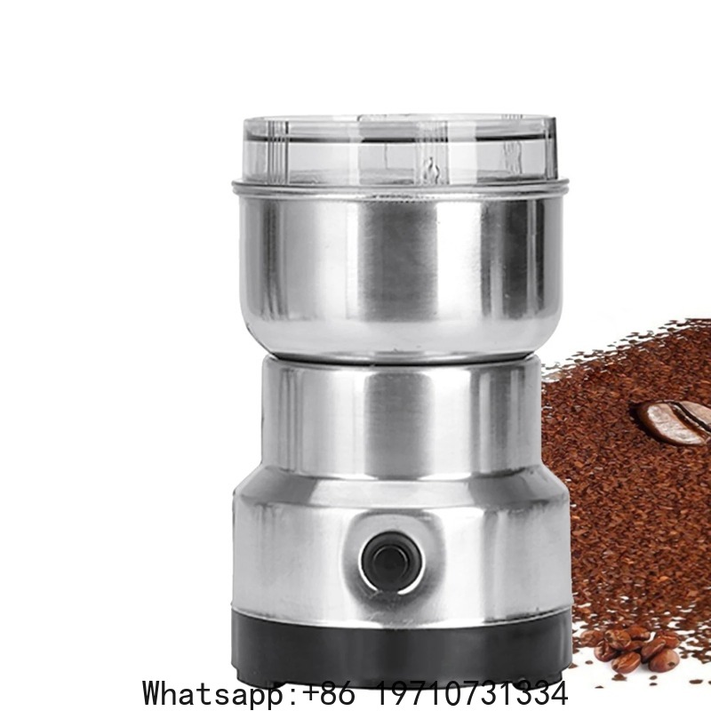 Coffee Bean Grinder Electric - スマッシュマシン電動シリアルグラインダーミルハーブ粉砕機粉砕機ツール金属電動コーヒー豆グラインダー
