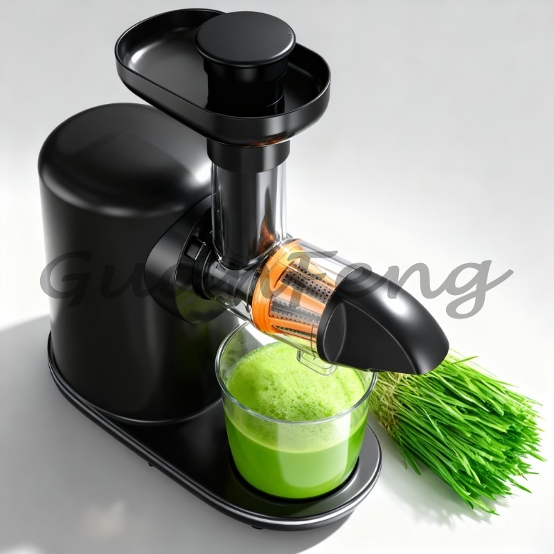 Electric Slow Juicer Cold Press - コールドプレススロージューサー電動抽出器、静音で清掃が簡単なオレンジ、リンゴ、ニンジン、セロリ用栄養豊富なジュース製造機