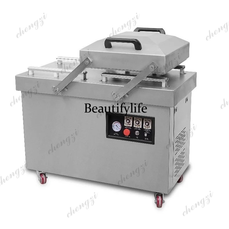 Food Vacuum Sealer Machine - A81 湿式・乾式両用真空包装機、肉、果物、野菜、スナック食品保存用の二重機能シーラー