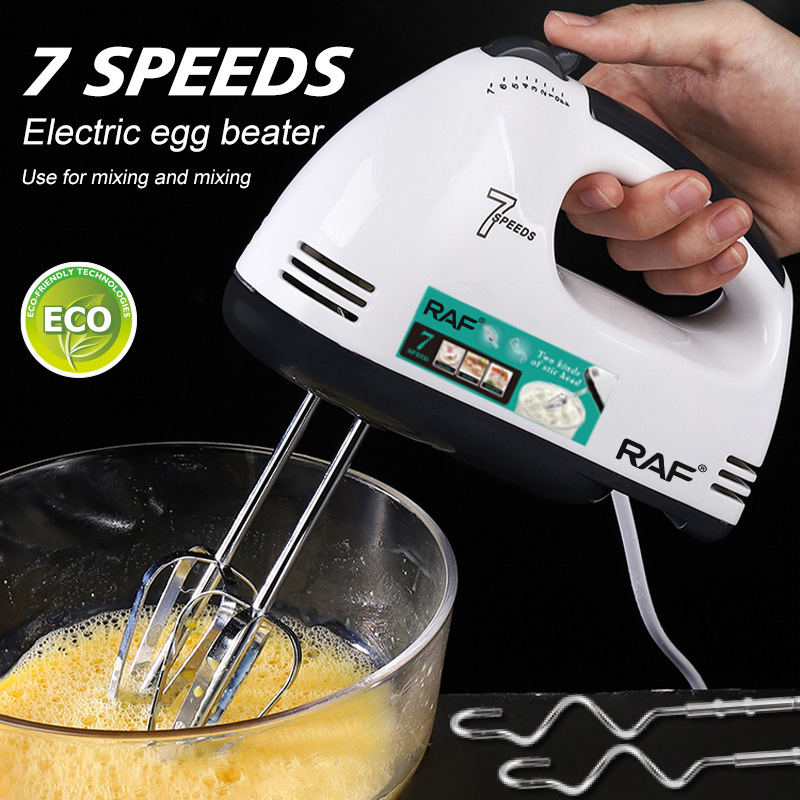 Electric Milk Frother Handheld - 7段階速度調整可能な電動ミルクフォーマー 110V/220V 家庭用多機能ハンドヘルドエッグビーター ヌードル作り用ベーキングミキサー