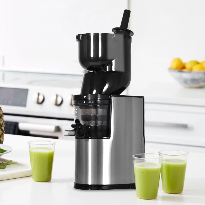 Electric Slow Juicer Cold Press - 自動ジューサー抽出機 オレンジジューサー スロージューサー コールドプレス 業務用ジューサー 広口タイプ