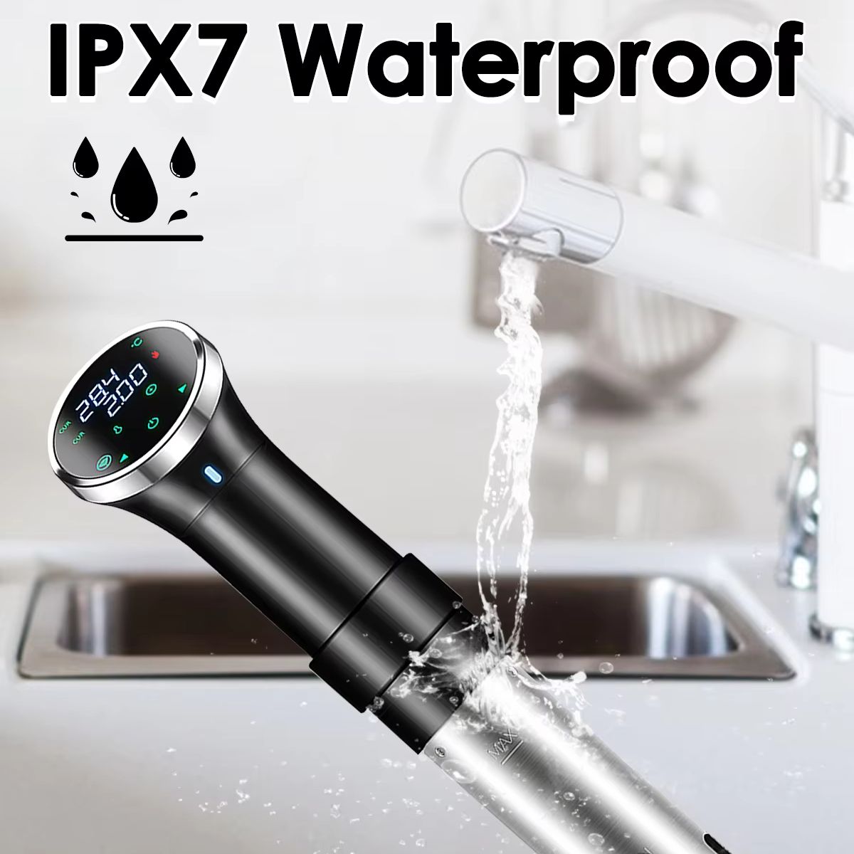 Digital Sous Vide Precision Cooker - 真空調理器 1100W イマージョンサーキュレーター 25-95℃ ° C精密温度制御タイマー