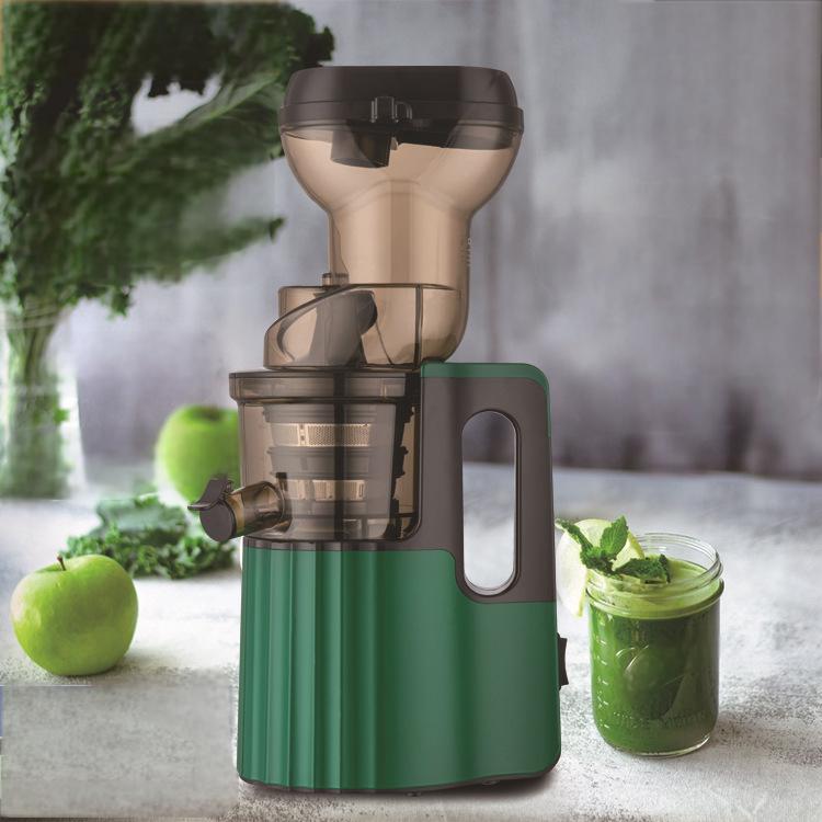 Electric Slow Juicer Cold Press - 広口業務用スロージューサー電動コールドプレススロージューサーブレンダー自動レモンシトラスオレンジジュースメーカー新鮮な味