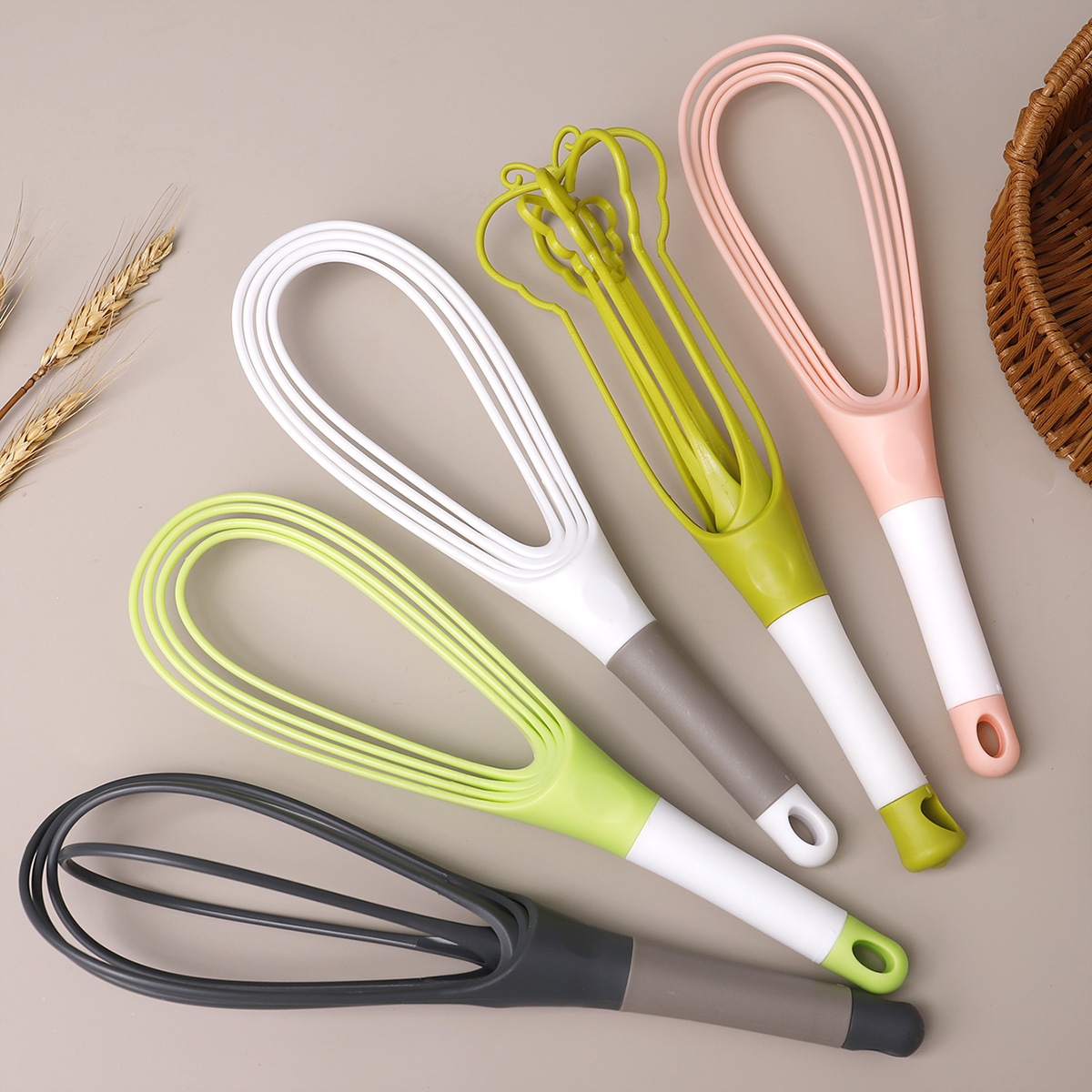 1 個卵ビーター回転卵ミキサーベーキングクッキングエッグツー - Immersion Hand Blender Set のレビューと価格