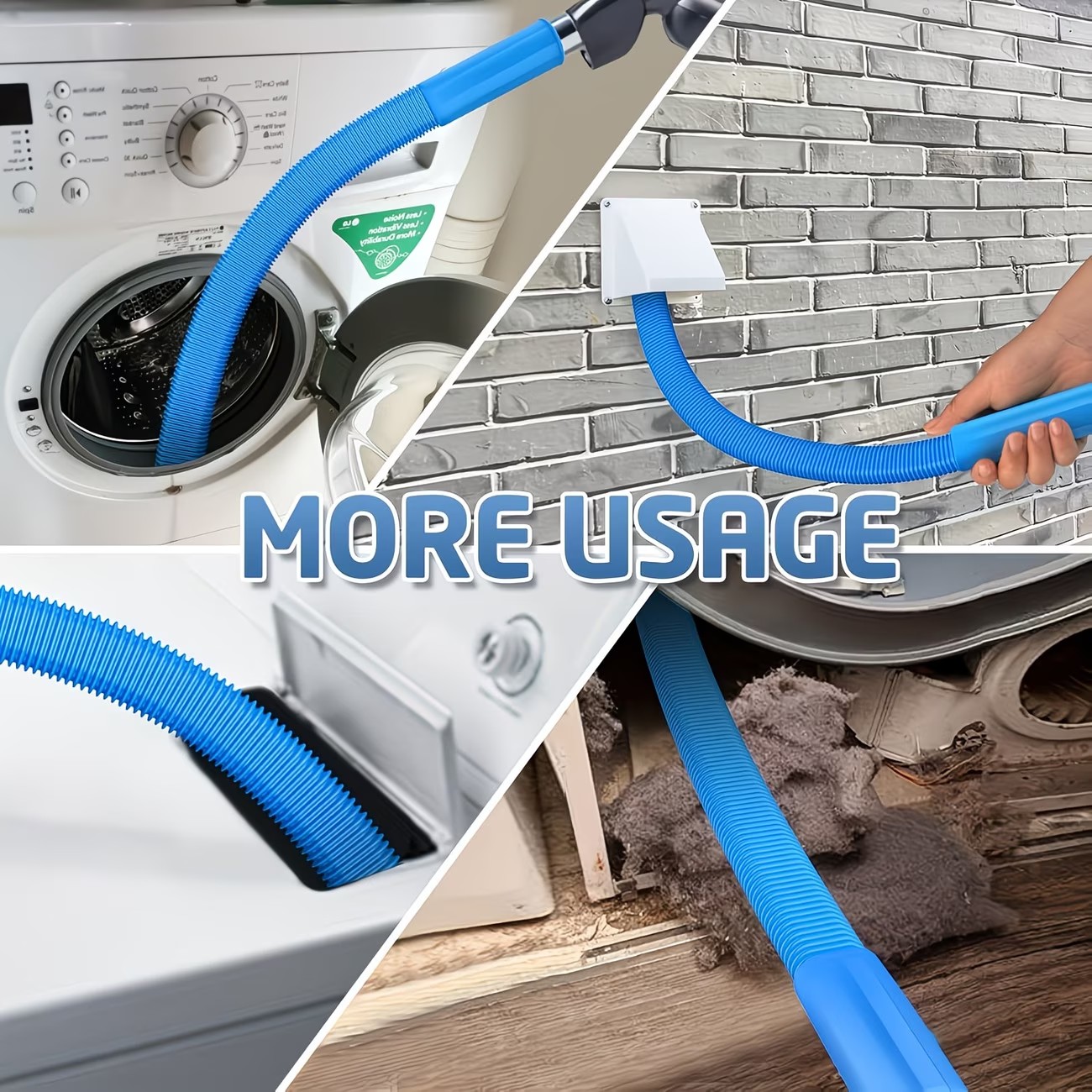 1個入り乾燥機通気口クリーナーホース - 柔軟な糸除去用真空 - Laundry のレビューと価格