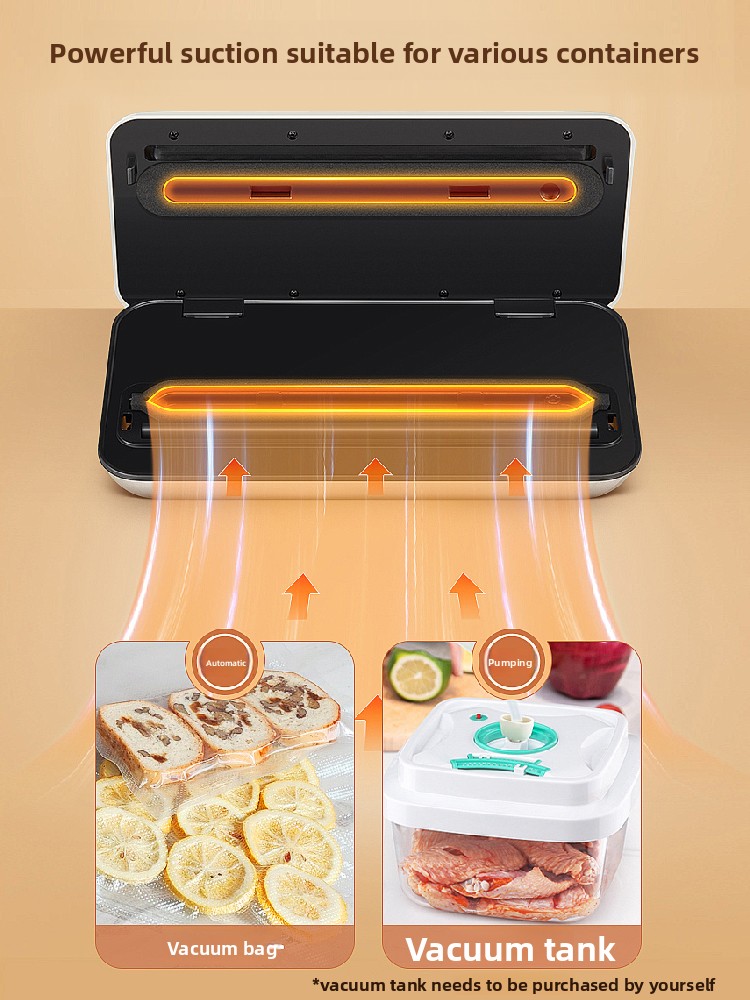 ミニ真空シーラーマシン自動家庭用食品シーリングマシン、スナッ - Food Vacuum Sealer Machine のレビューと価格