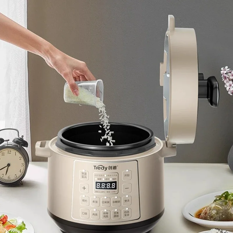 電気圧力鍋 4L容量 スマートコントロール 遅延タイマー 保 - Smart Instant Pressure Cooker のレビューと価格
