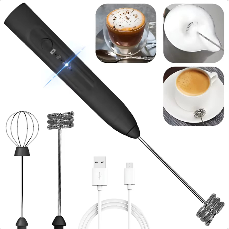 1個入り充電式ハンドヘルド電動エッグビーター フォーマー ミ - Electric Milk Frother Handheld のレビューと価格