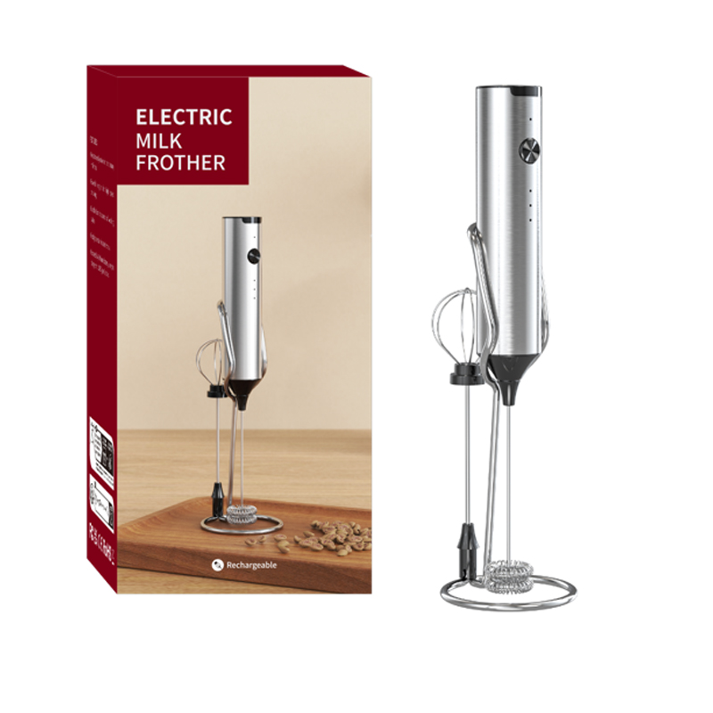 ワイヤレス電気ミニミルク泡立て器コーヒー泡立て器ポータブル卵 - Immersion Hand Blender Set のレビューと価格
