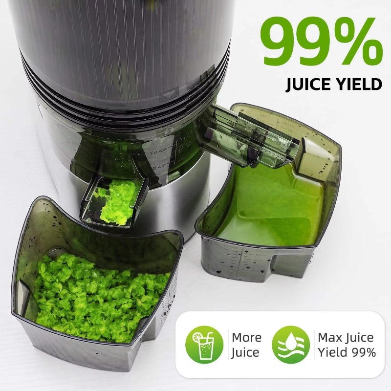 500ml大容量投入口、コールドプレス、咀嚼式電動柑橘類・ニ - Electric Slow Juicer Cold Press のレビューと価格