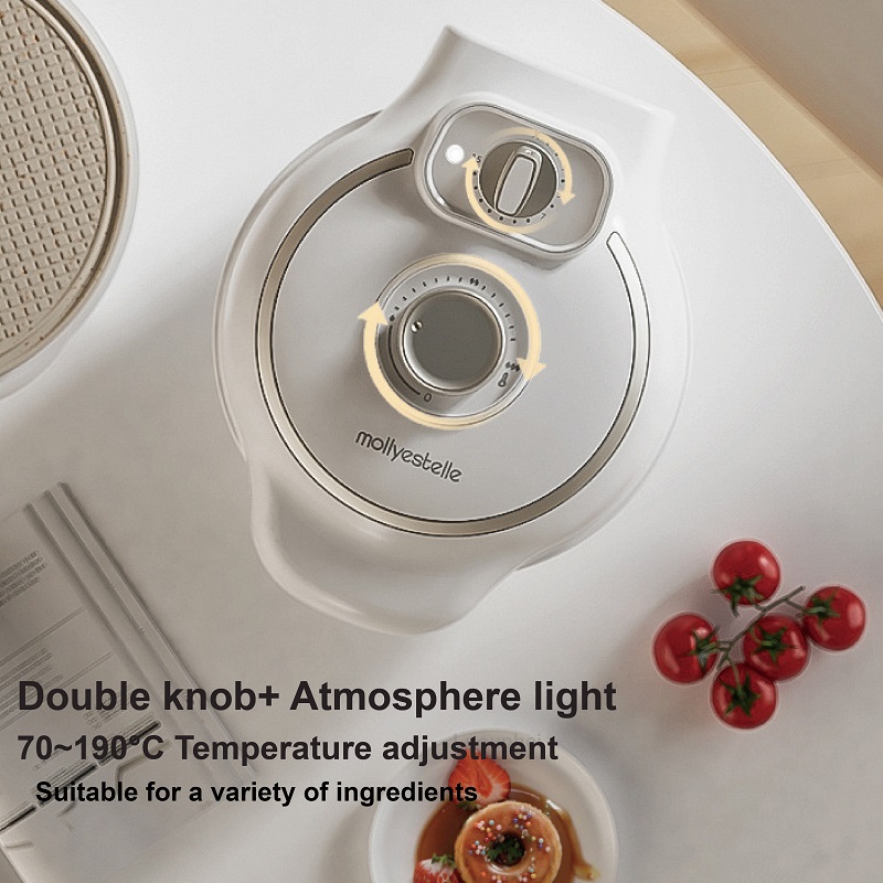 750 ワットミニサンドイッチメーカー電気パンケーキメーカー - Mini Waffle Maker Machine のレビューと価格