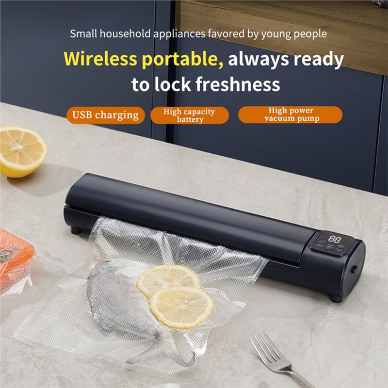 DT15 ポータブル真空シーリングマシン、充電式ワイヤレスフ - Food Vacuum Sealer Machine のレビューと価格