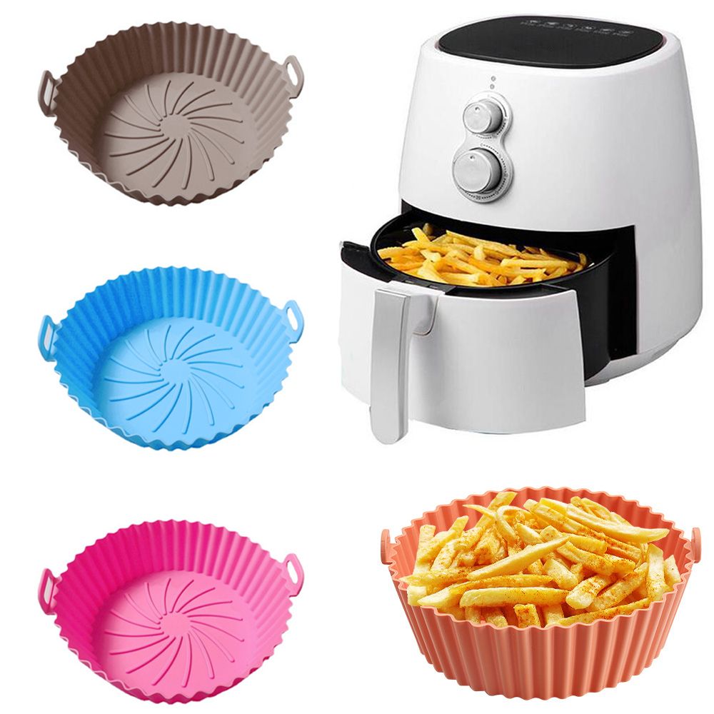 エアフライヤー用シリコンベーキングバスケット,交換用カバー, - Air Fryer Silicone Pot Liner のレビューと価格
