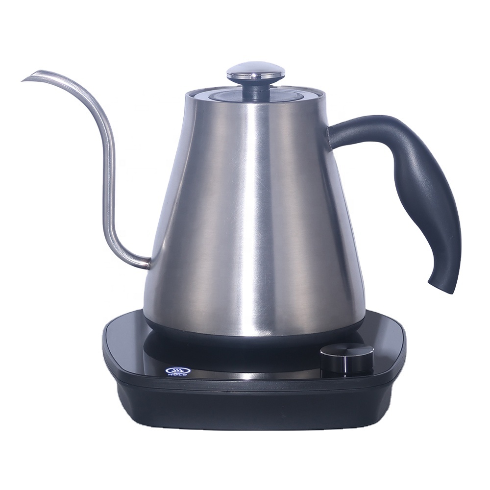 スマートウッドグレイン電気グースネックケトル、温度調節機能付 - Electric Kettle Temperature Control のレビューと価格