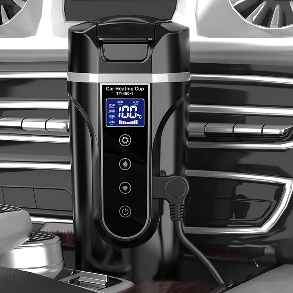 R31 450ml 車載加熱カップ 12v/24v ポータブ - Electric Kettle Temperature Control のレビューと価格