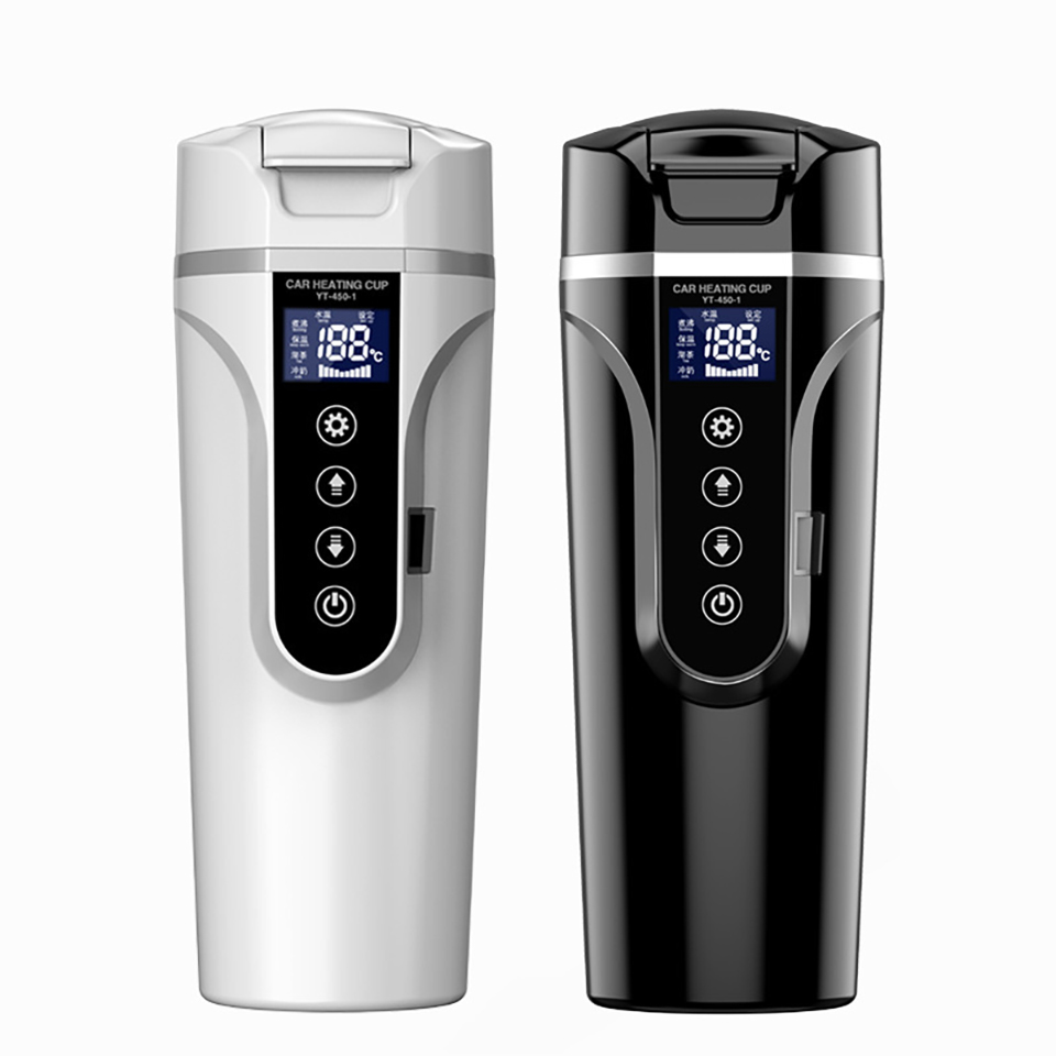 R31 450ml 車載加熱カップ 12v/24v ポータブ - Electric Kettle Temperature Control のレビューと価格