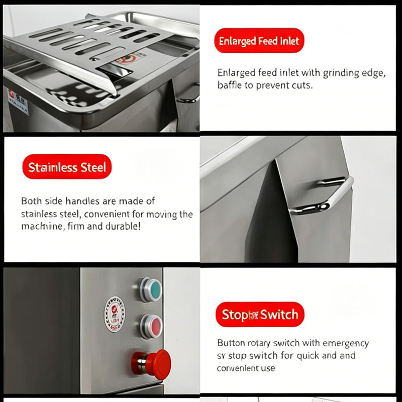 110V/220V 電気肉スライサーカッター商業家庭用ステン - Automatic Meat Slicer Home のレビューと価格