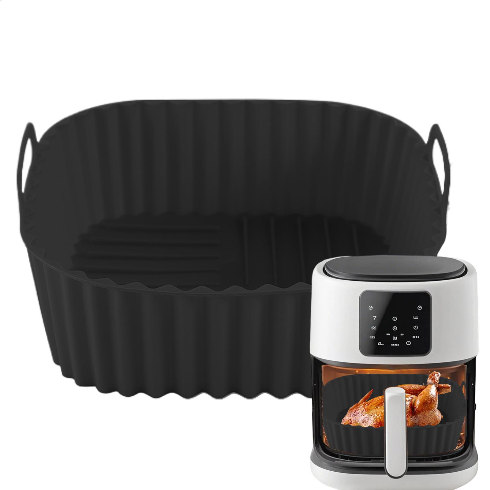 シリコンエアフライヤーライナー ポット型 正方形 エアフライ - Air Fryer Silicone Pot Liner のレビューと価格