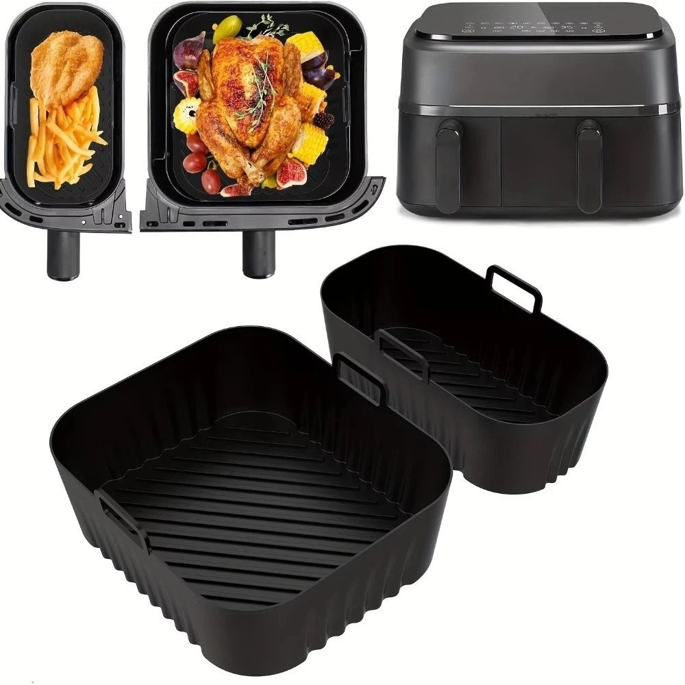 6L/3L エアフライヤーライナー ノンスティック 再利用可 - Air Fryer Silicone Pot Liner のレビューと価格
