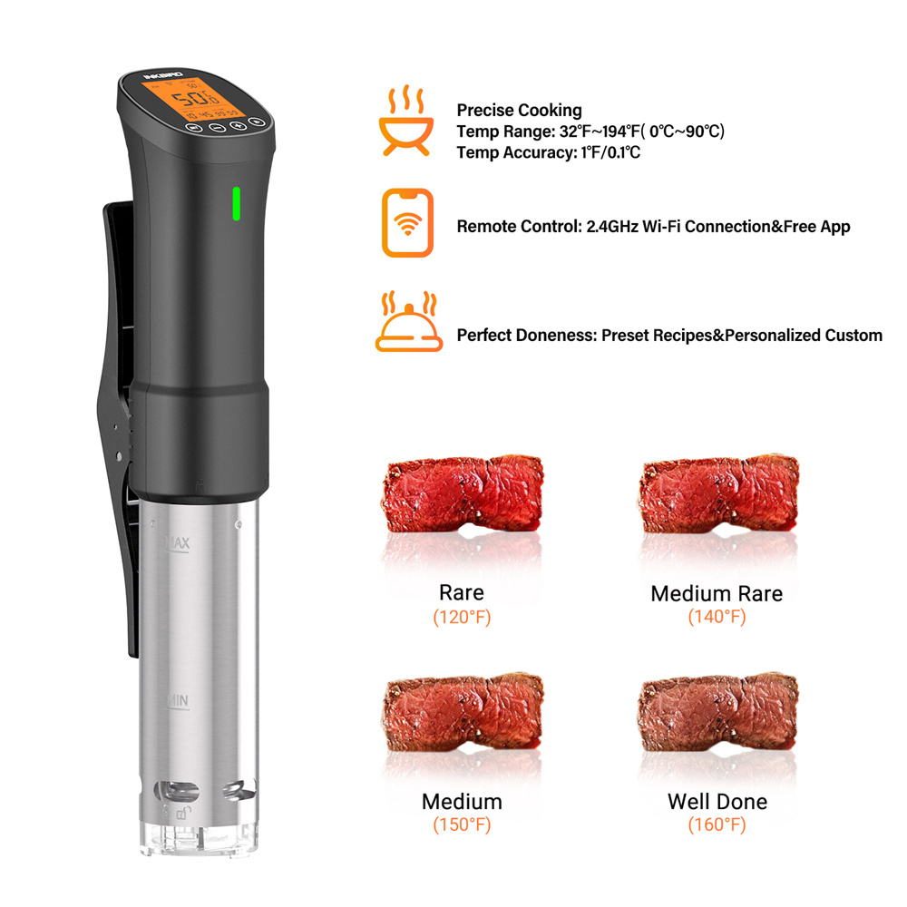 INKBIRD 料理真空調理器 ISV-200W Wi-Fi - Digital Sous Vide Precision Cooker のレビューと価格