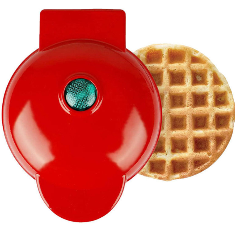 米国プラグポータブルミニ電気ワッフルメーカー焦げ付き防止パン - Mini Waffle Maker Machine のレビューと価格