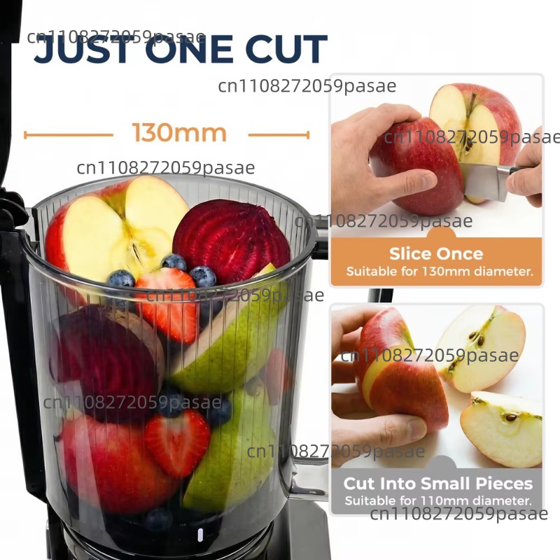 最大出力680W広口低速ジューサー、果物丸ごと投入可能なジュ - Electric Slow Juicer Cold Press のレビューと価格