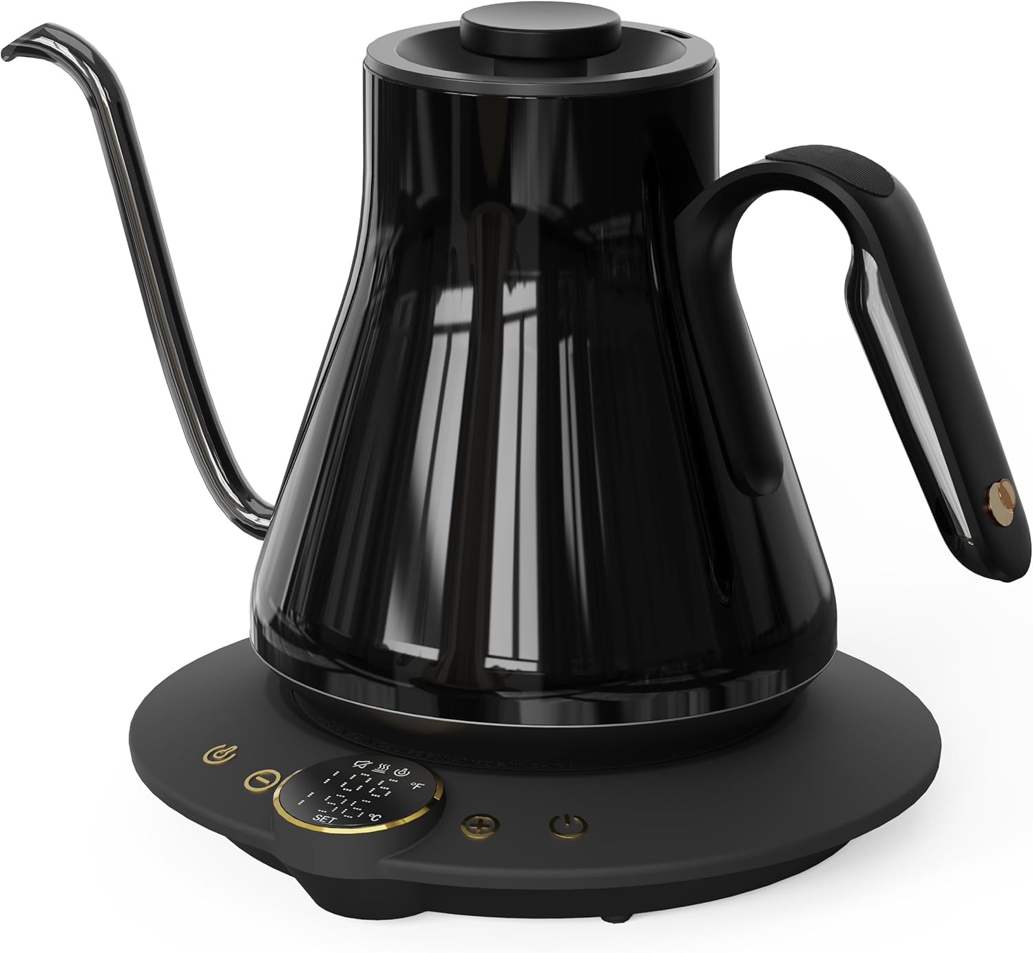 グースネック電気ケトル、±1 ° F精密温度制御、1500W - Electric Kettle Temperature Control のレビューと価格