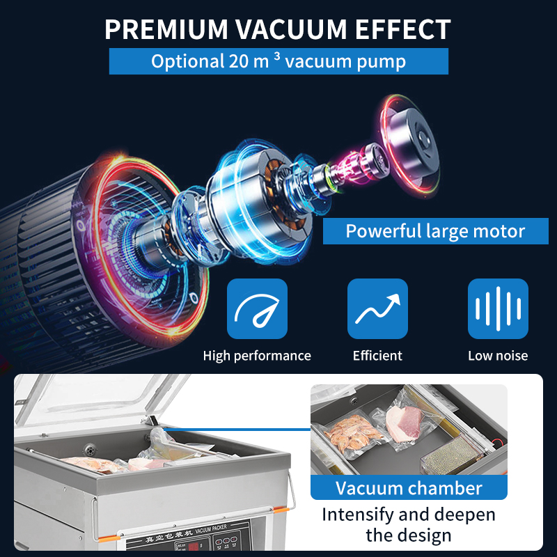 業務用半自動縦型真空シーラー 食品保存機 果物・米・肉・魚用 - Food Vacuum Sealer Machine のレビューと価格