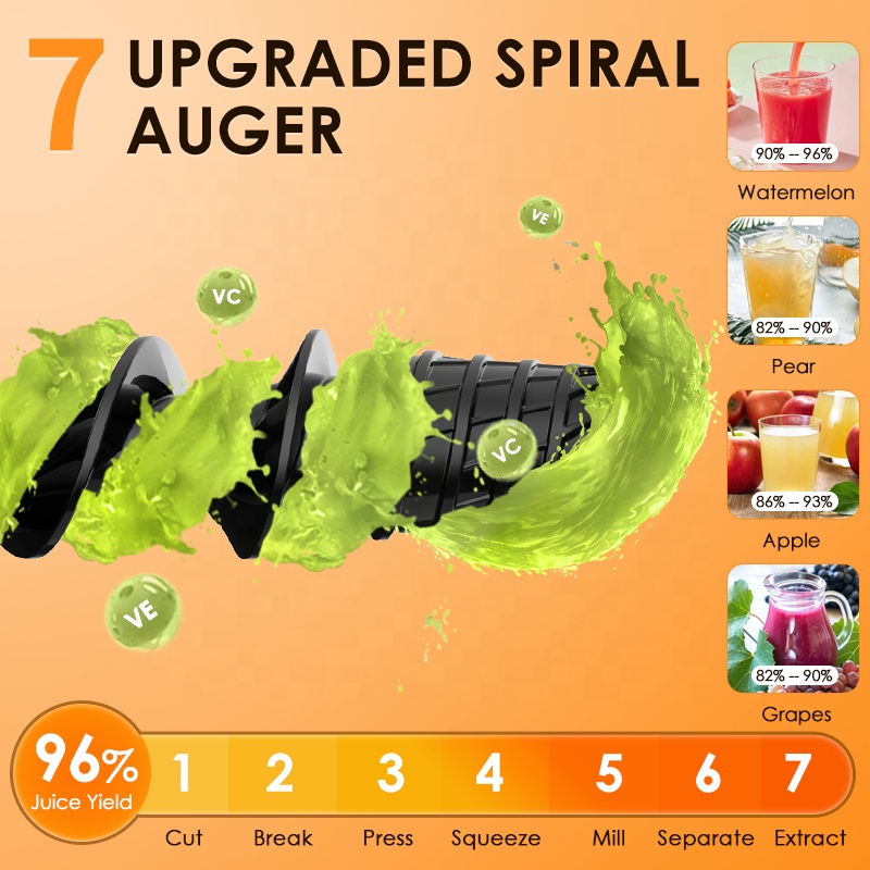 業務用多機能コールドプレス低速ジューサー 家庭用野菜果物オレ - Electric Slow Juicer Cold Press のレビューと価格