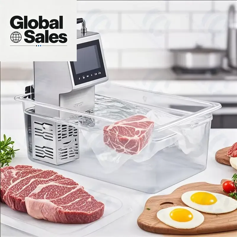 ステンレス製デジタルLEDディスプレイ付き真空調理器、精密低 - Digital Sous Vide Precision Cooker のレビューと価格