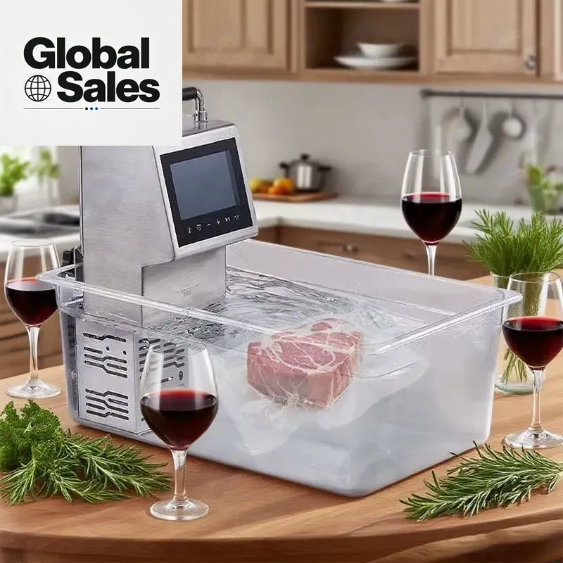 ステンレス製デジタルLEDディスプレイ付き真空調理器、精密低 - Digital Sous Vide Precision Cooker のレビューと価格
