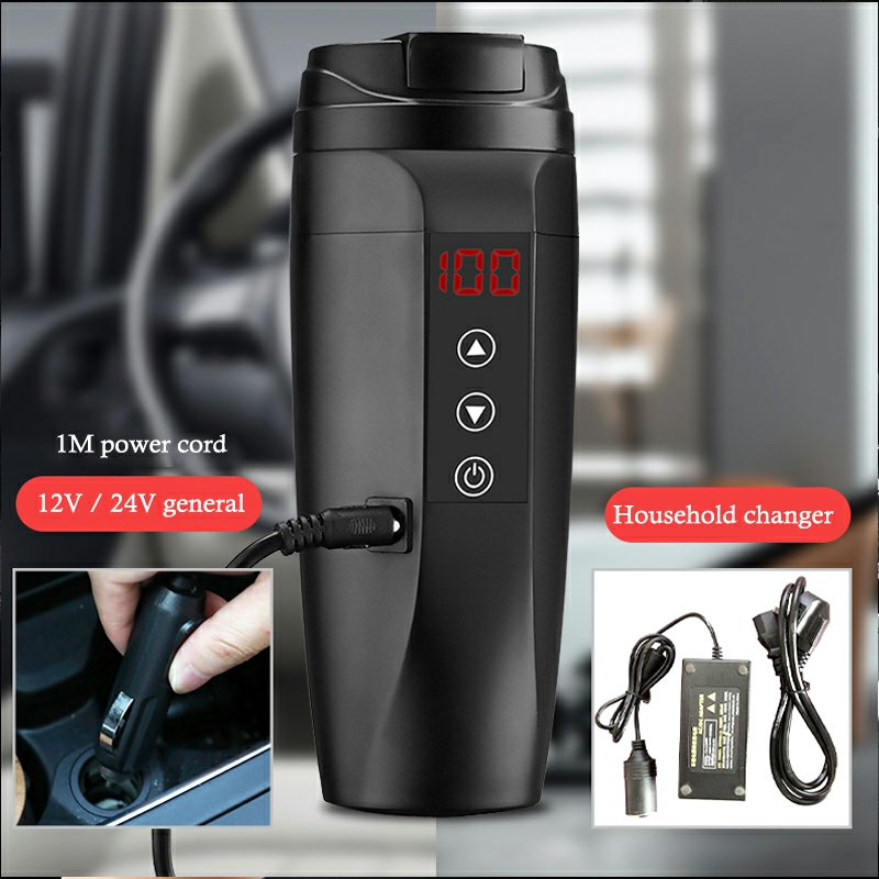 スマートトラベルカーマグ 304ステンレス鋼製 水加熱カップ - Electric Kettle Temperature Control のレビューと価格