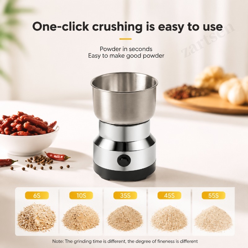 キッチン多機能4枚刃グラインダー、コーヒー豆挽き、家庭用電動 - Coffee Bean Grinder Electric のレビューと価格