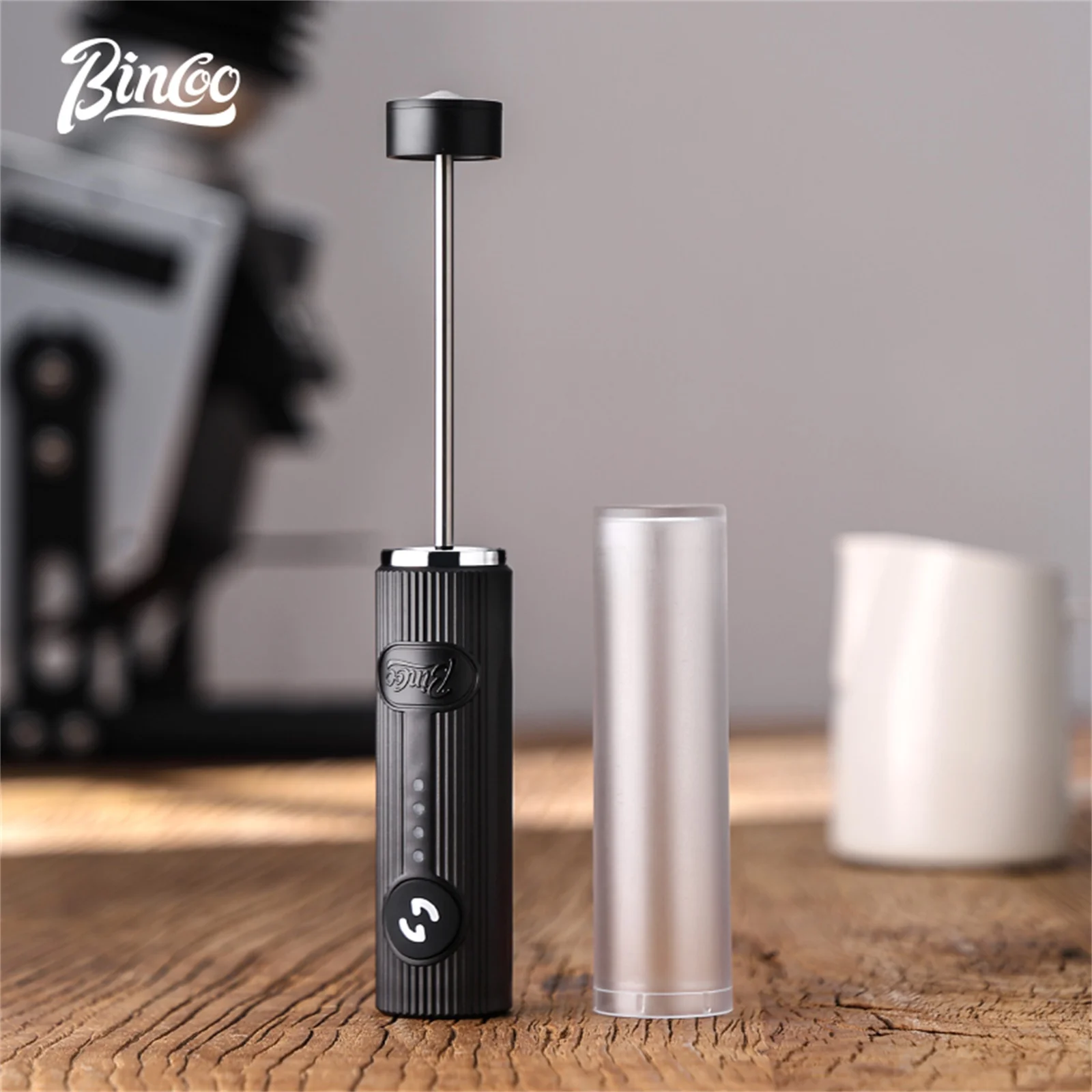 Bincoo 新しいミルクフォーマーコーヒー泡立て器ミキサー - Electric Milk Frother Handheld のレビューと価格