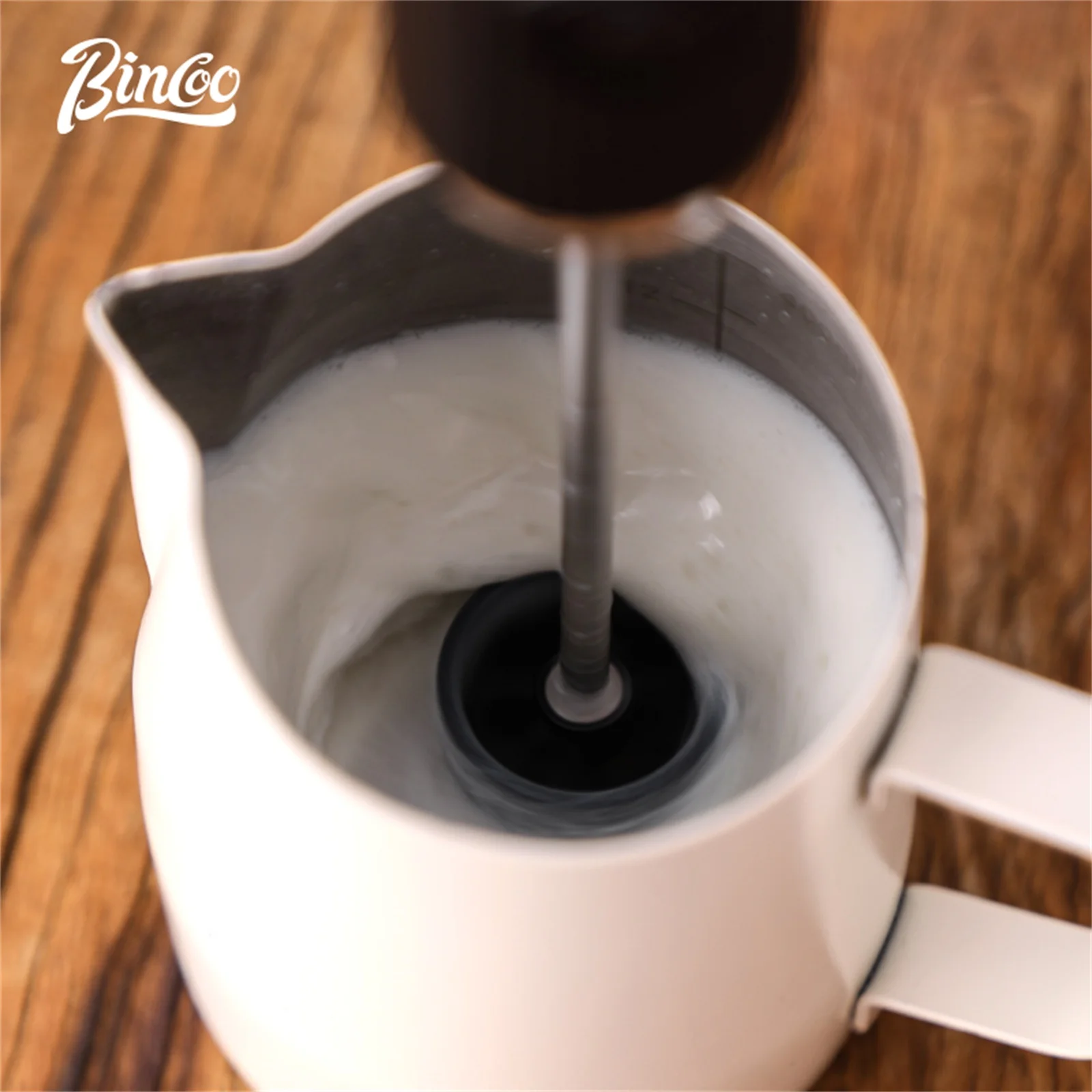 Bincoo 新しいミルクフォーマーコーヒー泡立て器ミキサー - Electric Milk Frother Handheld のレビューと価格