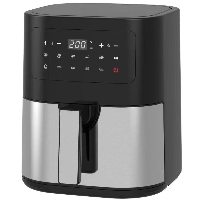 最新の6Lステンレス製シリコンライナー付き電気鍋、油を使わな - Air Fryer Silicone Pot Liner のレビューと価格