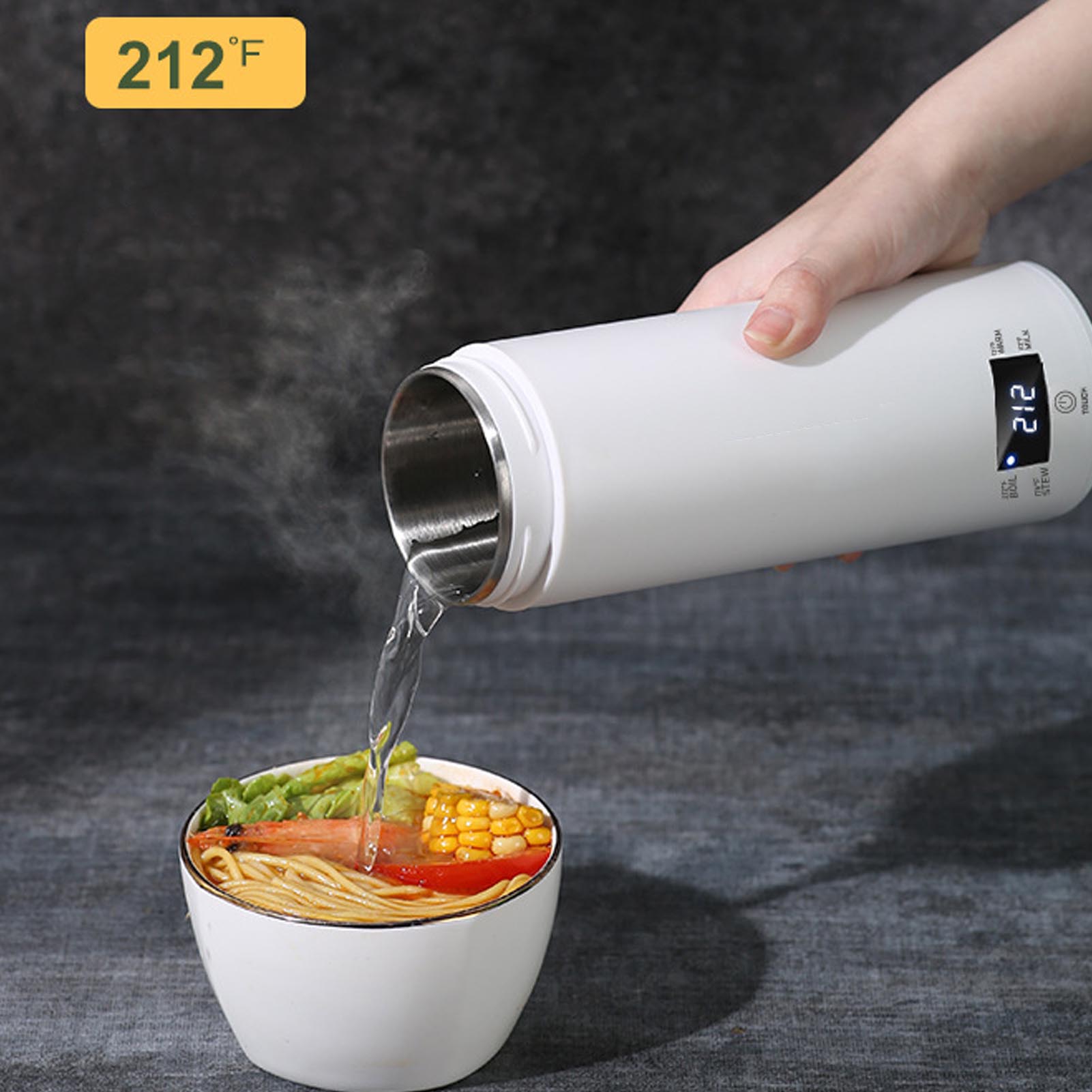 ミニポータブル電気ケトル 450ml 温度調節機能付き 31 - Electric Kettle Temperature Control のレビューと価格