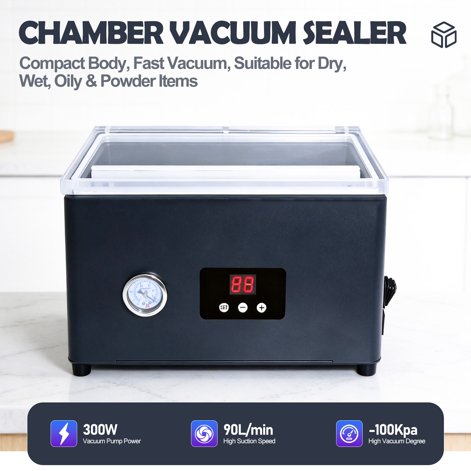 ZHONGMIN 食品真空シーラー機 電動自動真空包装機 キ - Food Vacuum Sealer Machine のレビューと価格