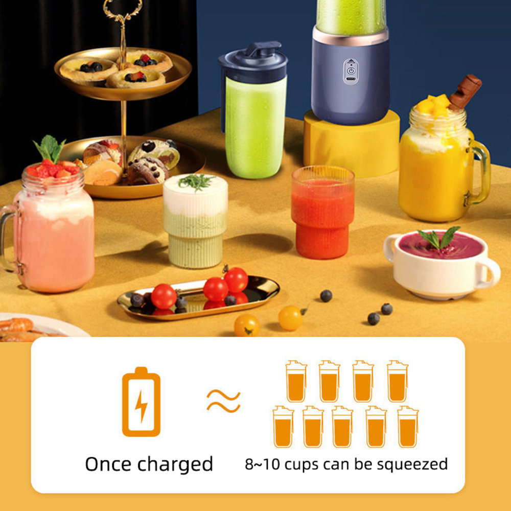 ポータブルブレンダー USB充電式ジューサーカップ 400m - Portable Blender Usb Rechargeable のレビューと価格