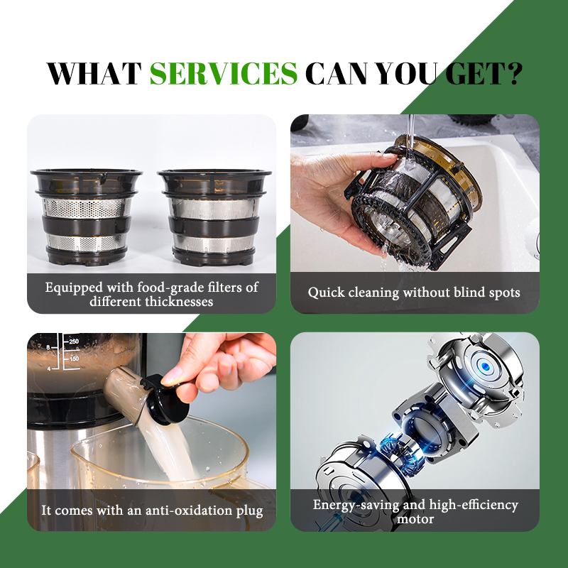 自動ジューサー抽出機 オレンジジューサー スロージューサー  - Electric Slow Juicer Cold Press のレビューと価格