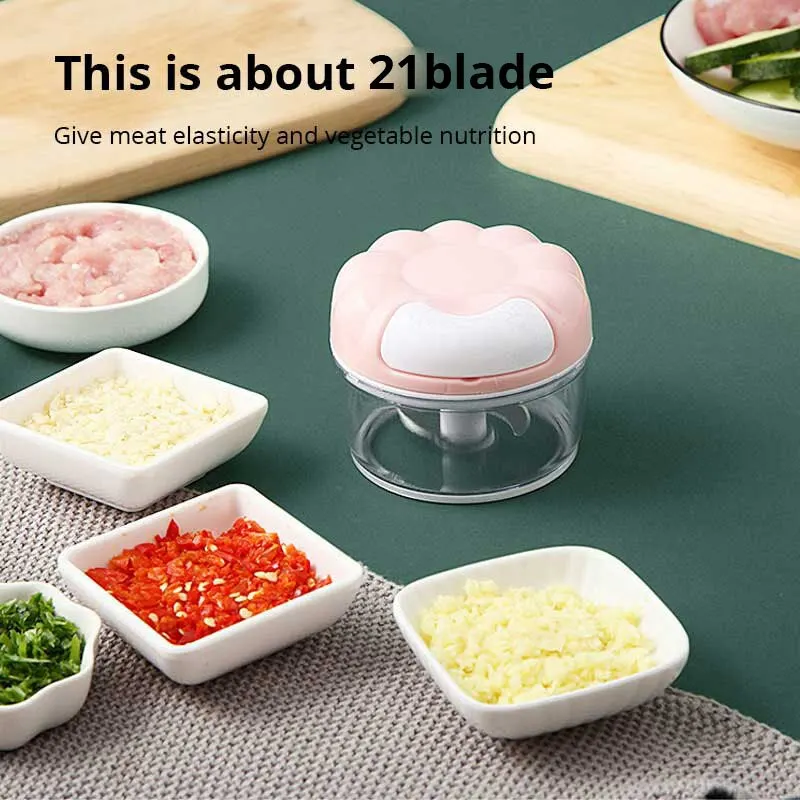 1個入り 青/ピンク 手動ニンニク潰し器 手動式キッチン家庭 - Immersion Hand Blender Set のレビューと価格