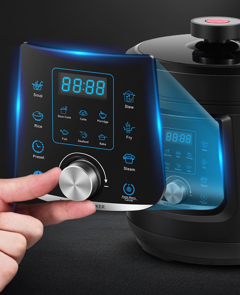 ステンレス製電気圧力鍋 家庭用自動スマートクッカー デジタル - Smart Instant Pressure Cooker のレビューと価格
