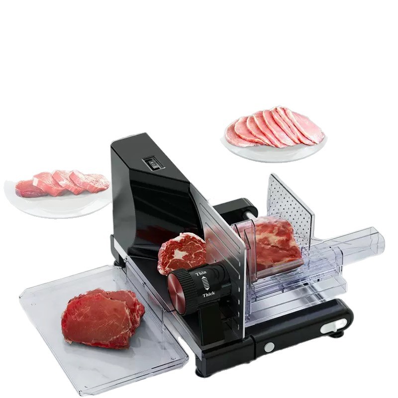 220V/110V 家庭用電気デリフードスライサー調節可能な - Automatic Meat Slicer Home のレビューと価格