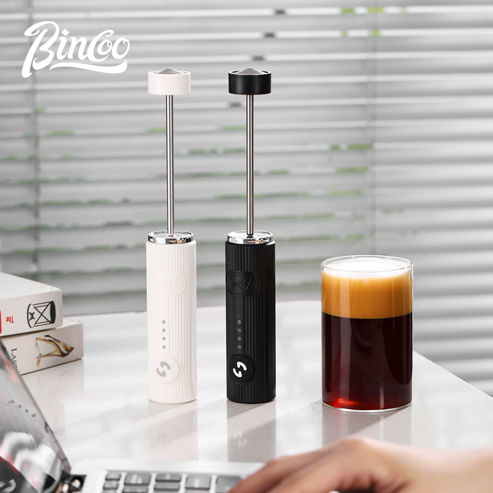 BINCOO 電気コーヒー泡立て器 USB 充電式 2 スピ - Portable Blender Usb Rechargeable のレビューと価格