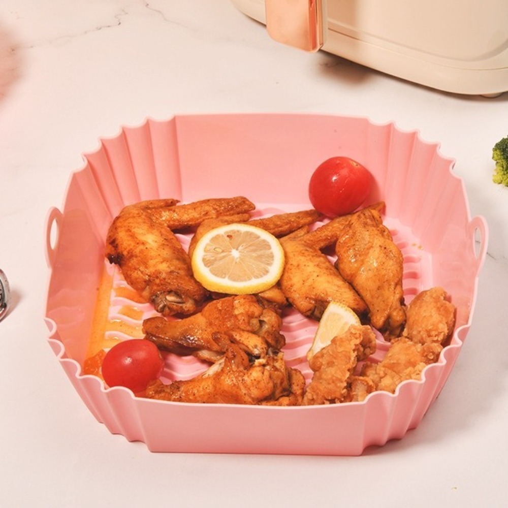 ノンスティックシリコンエアフライヤーライナー、型用ライナー、 - Air Fryer Silicone Pot Liner のレビューと価格