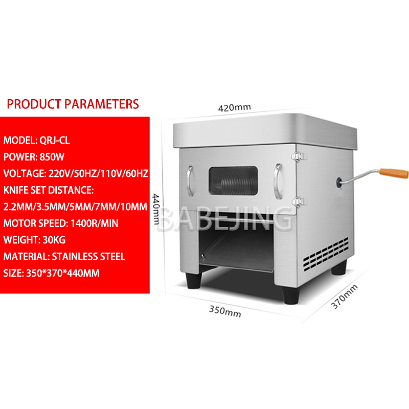 多機能ステンレス製ミートカッター全自動牛肉スライサーキッチン - Automatic Meat Slicer Home のレビューと価格