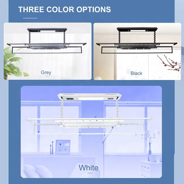 WiFi対応格納式スマート折りたたみ電気衣類乾燥ハンガー ス - Laundry のレビューと価格