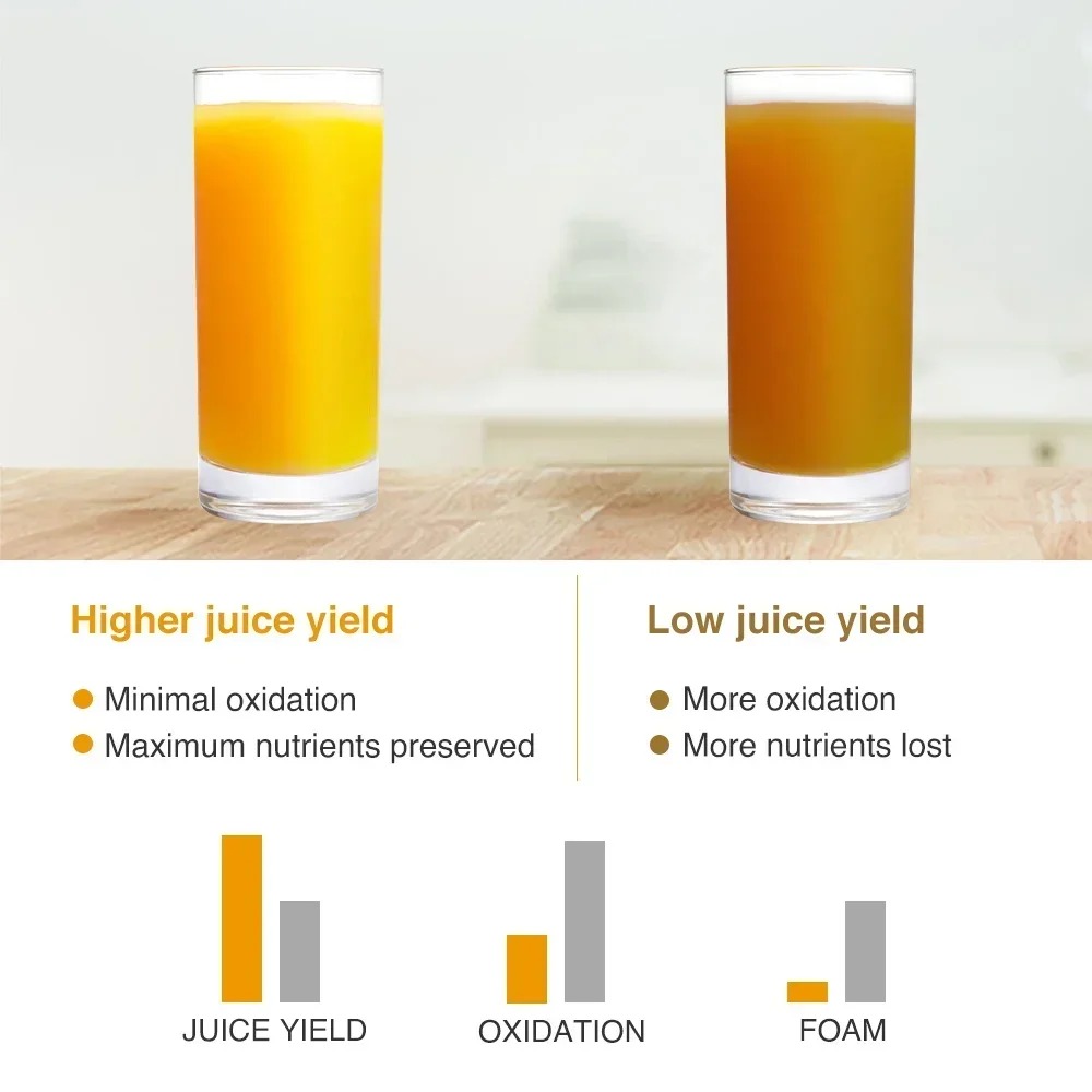 野菜と果物のスロージューサー、250W、スクリューコールドプ - Electric Slow Juicer Cold Press のレビューと価格